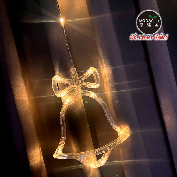 MODACore 摩達客 - LED138燈冰條造型燈串電池燈+USB兩用充電 -暖白光/聖誕造型款