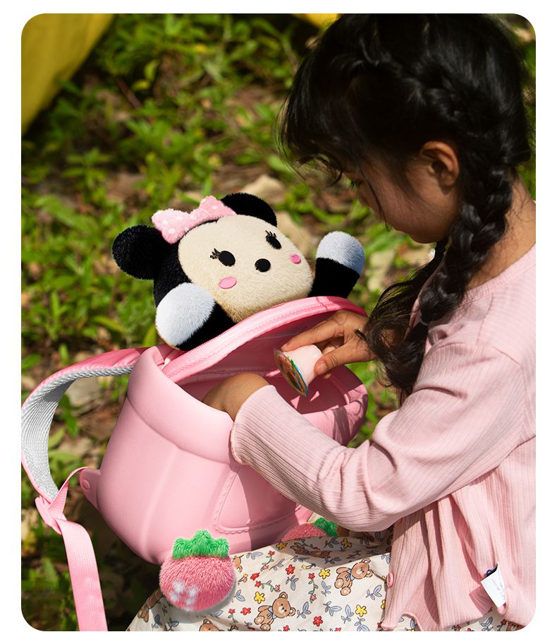 卡通絨毛玩偶減壓式後背包-卡通人物-熊抱哥 (31.5x24x16cm)-適合3歲以上
