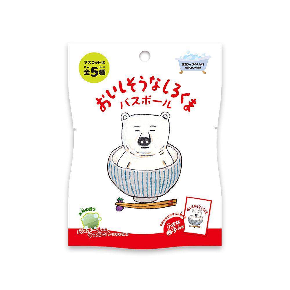 日本 NOL - 美味的白熊入浴球X5-隨機