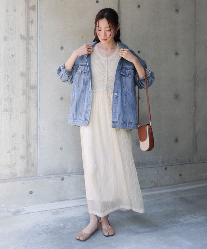 日本 Bab - 夏日氛圍鉤針縐紗背心裙-黑