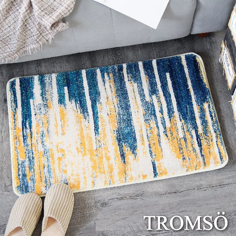 TROMSO - 綿羊絨超吸水地墊-藍調樂章-80x50公分