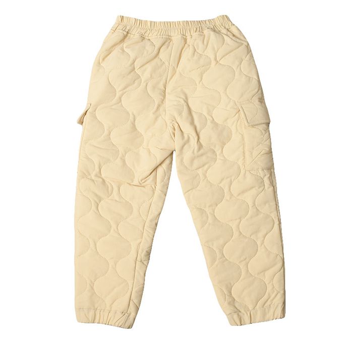 akachan honpo - 長褲-尼龍塔夫綢布鋪棉-淺卡其色