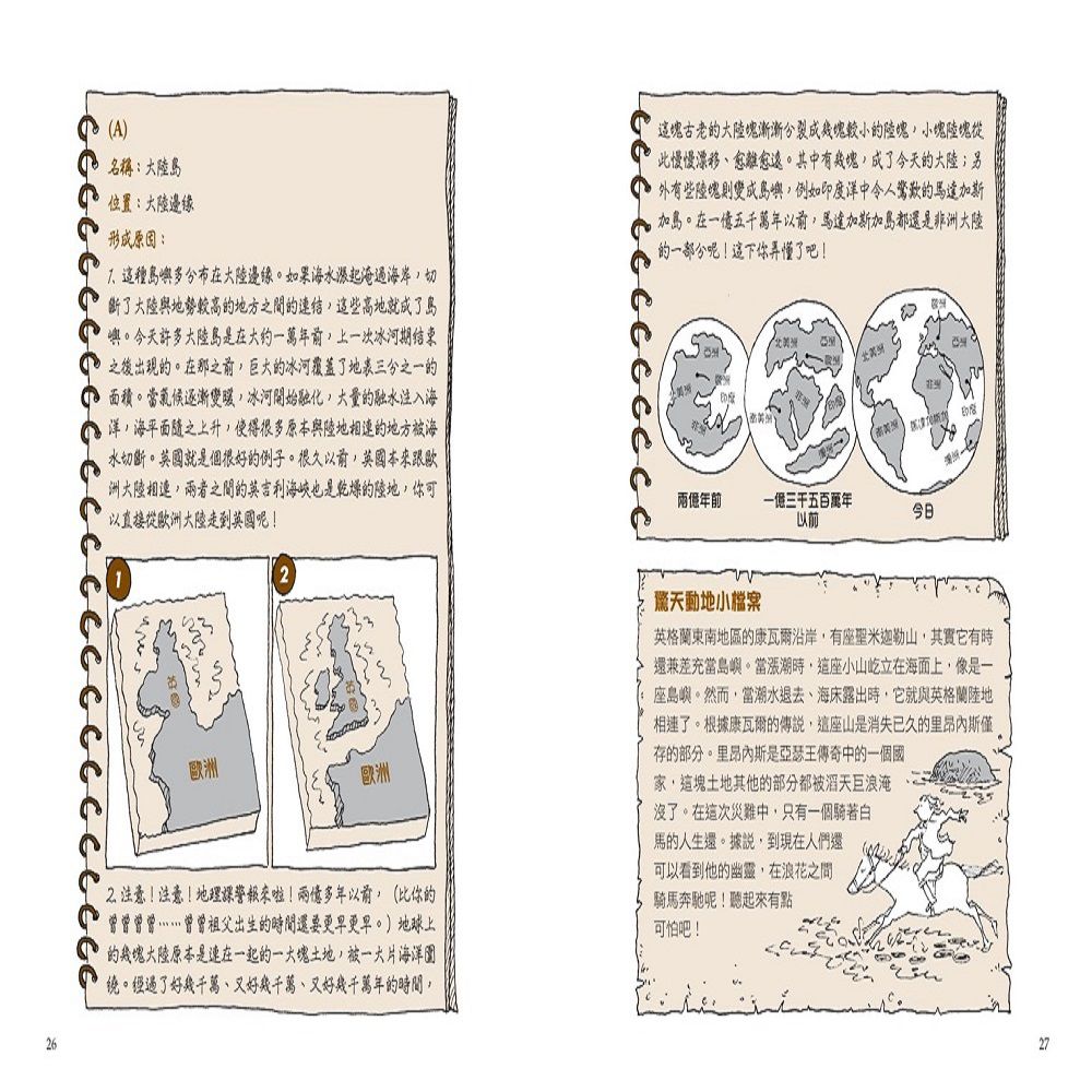 神奇酷地理套書1：自然環境大探祕(4冊)