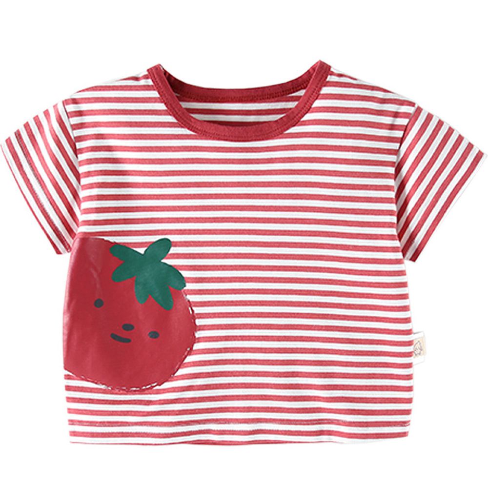 番茄條紋T-shirt