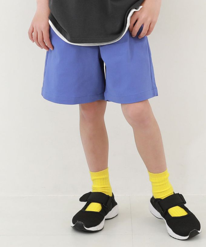 日本 devirock - 超彈力定番色休閒短褲-丁香紫