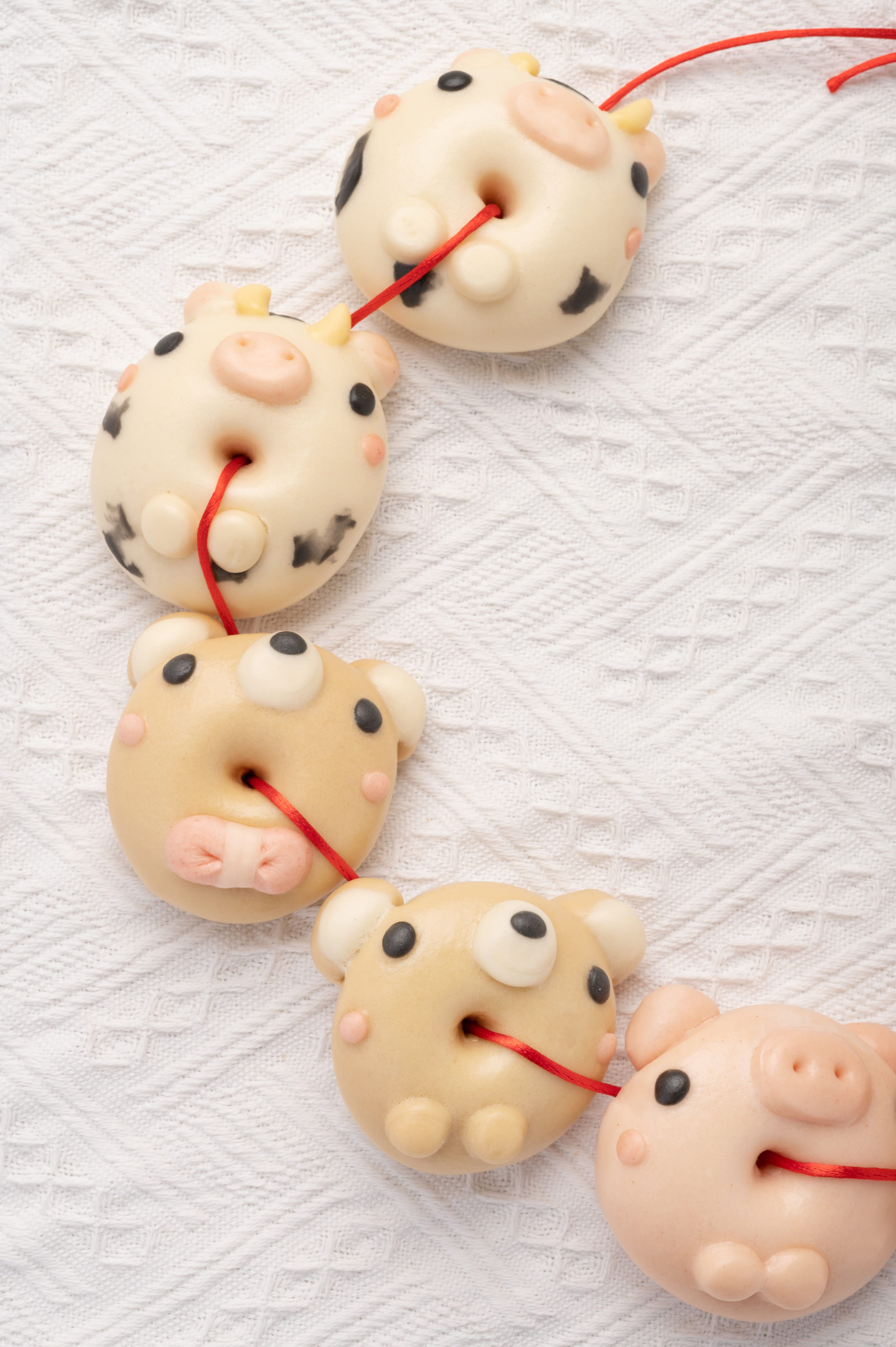 老甜媽手工饅頭 - 可愛小動物來陪我收涎-350克