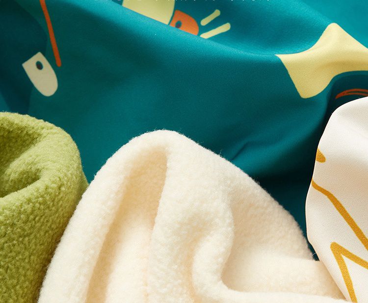 搖粒絨三合一衝鋒外套(鋪棉款)-積木怪獸-綠色