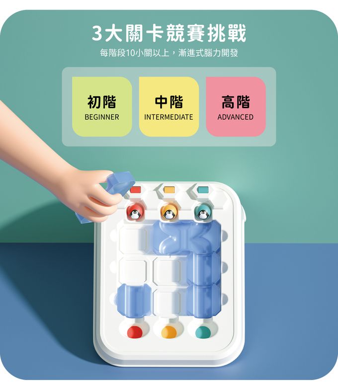 HolaLand 歡樂島 - 企鵝滑冰_親子桌遊