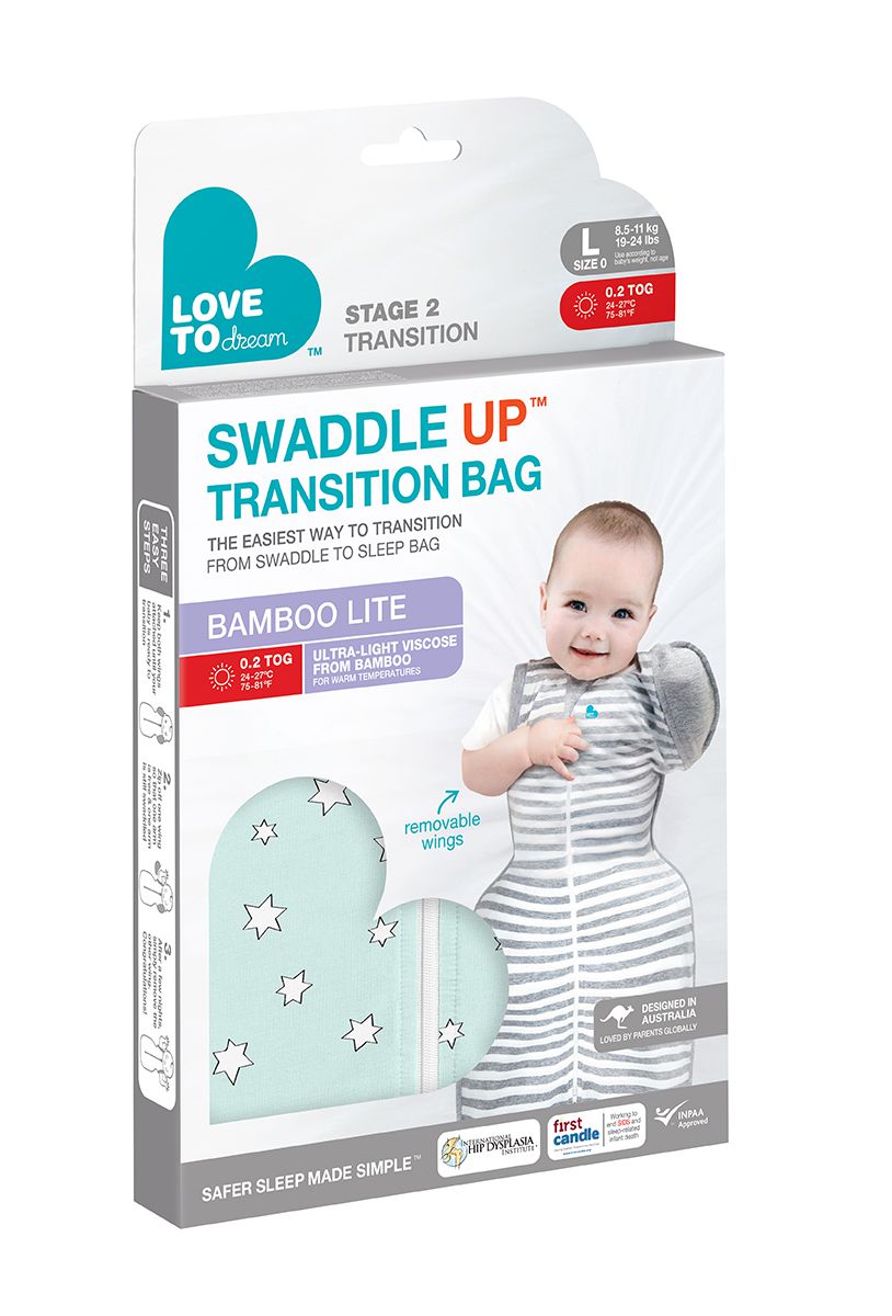 澳洲 Love to dream - 可拆袖 竹纖維輕薄款睡袋-小海星