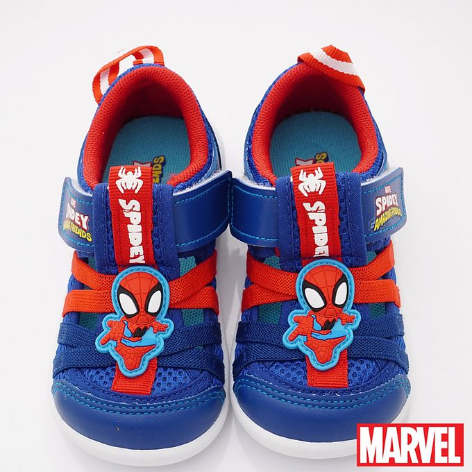 冰雪奇緣 - 台灣製蜘蛛人水陸涼鞋-MNK35666藍-中童段-水涼鞋-藍