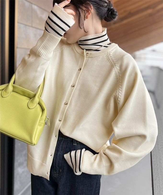 日本 Classical Elf - [必收款] 2WAY輕量百搭薄針織外套-咖啡