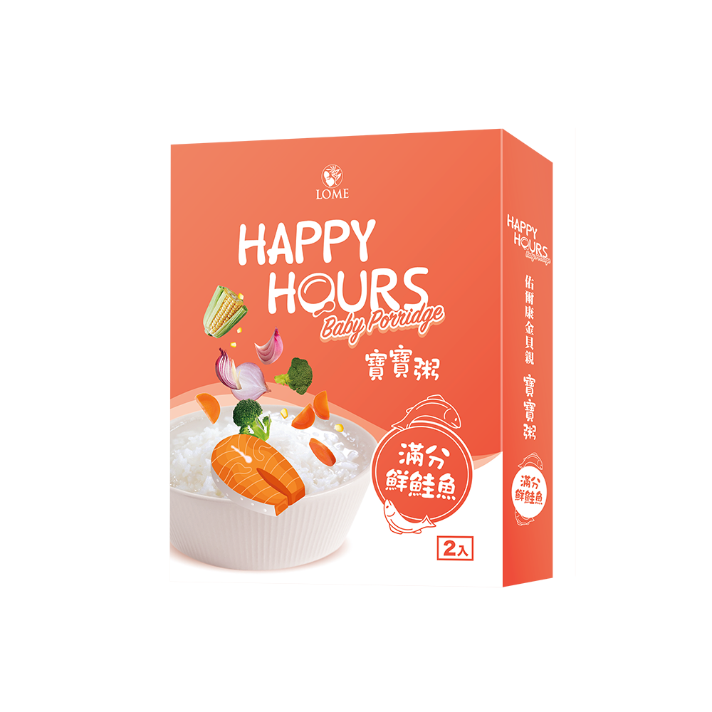 HAPPY HOURS - 寶寶粥(滿分鮮鮭魚)150gX2包