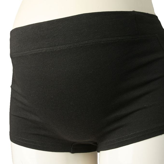 akachan honpo - 內褲 產後也可穿-素面-黑色