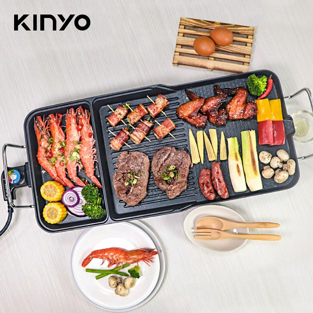 KINYO - 多功能電烤盤(BP-30) (W680xH120xD280 mm)