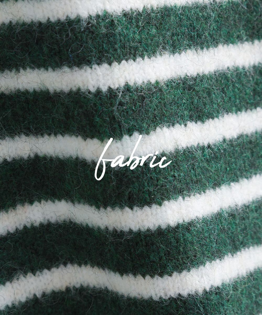 日本女裝代購 - 定番文青感條紋針織上衣-黃