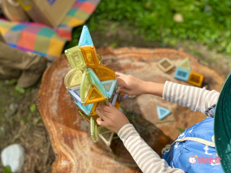 美國 guidecraft - 磁力實心積木-24件