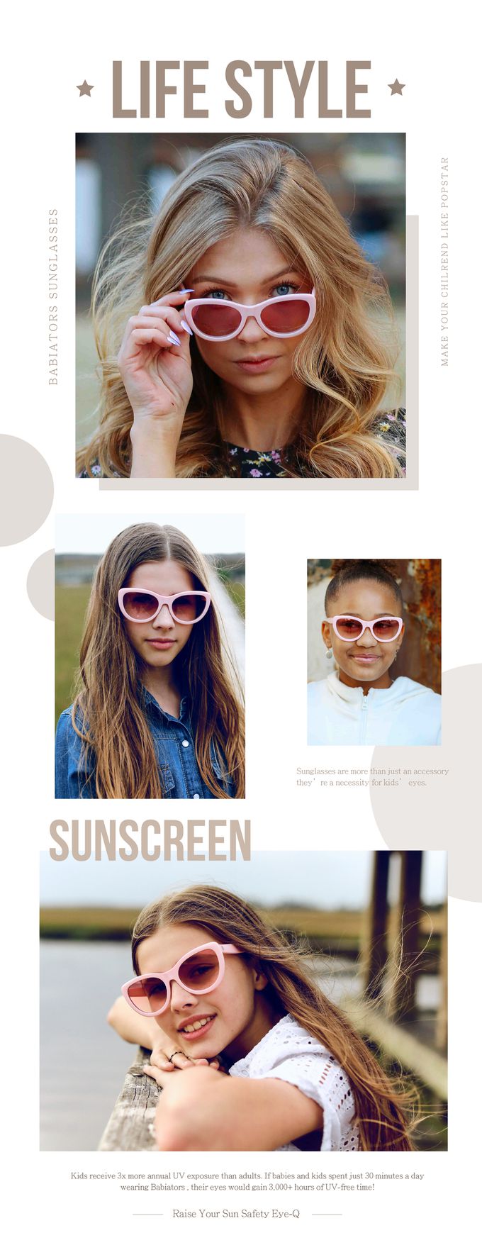 美國 Babiators - 兒童太陽眼鏡夏末特賣-時尚秀偏光系列(無保卡及配件)-薔薇呢喃 (10Y+)