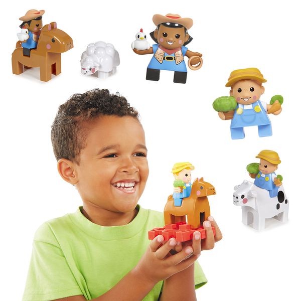 美國 Little Tikes - 鬆餅積木-農場-100PCS