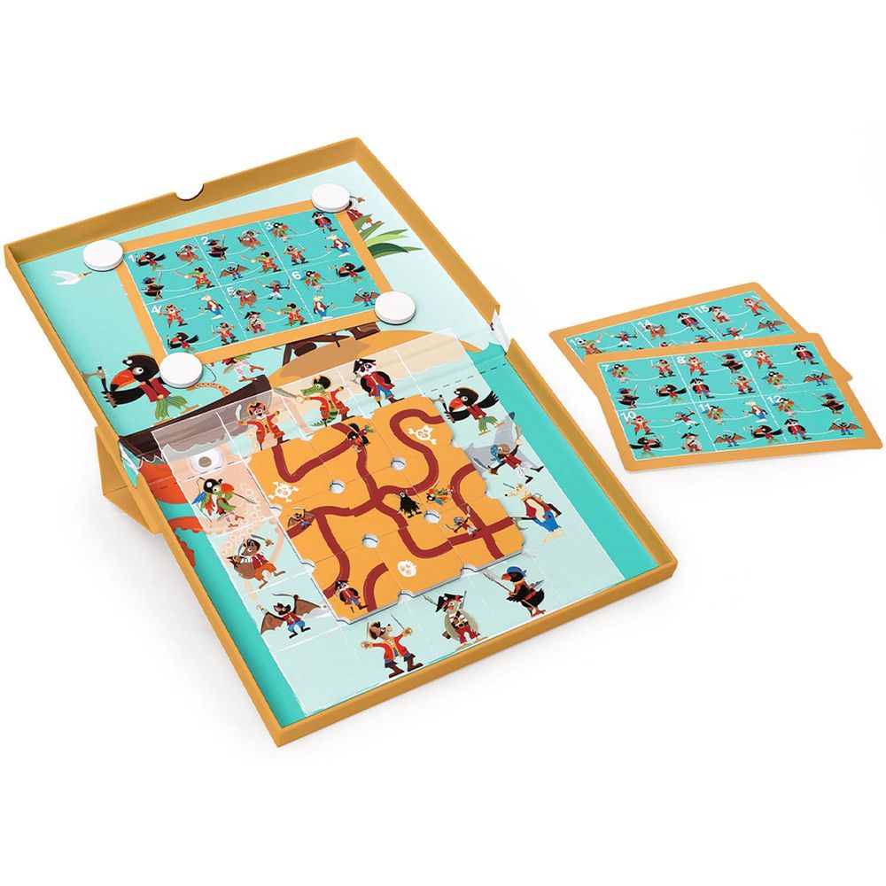 比利時 Scratch - 幼兒桌遊玩具-海盜迷宮