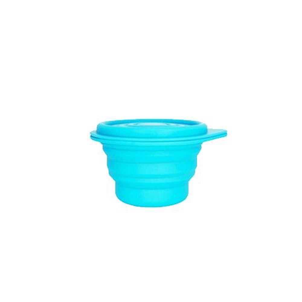 Lexnfant - 含蓋摺疊碗-藍 (小)-250ml