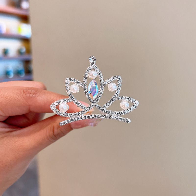 公主風水鑽髮梳簪/髮箍-閃耀皇冠 (11.5x4cm)