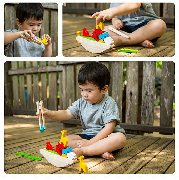 泰國 Plantoys - 動物平衡方舟