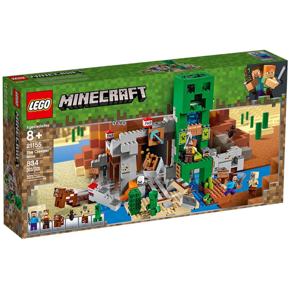 【新品】樂高Minecraft Micro World系列- The Creeper™ Mine 21155-834pcs