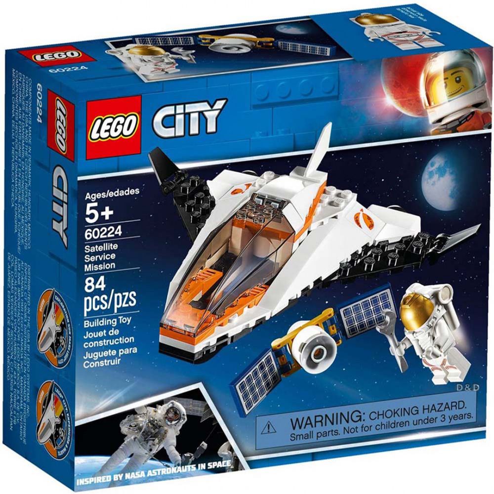 樂高 LEGO - 樂高 CITY 城市太空系列 - 衛星維修任務 60224-84pcs
