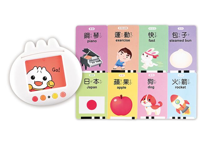 風車圖書 - 幼兒智慧讀卡機(400個雙語單字+138個音效)-FOOD超人