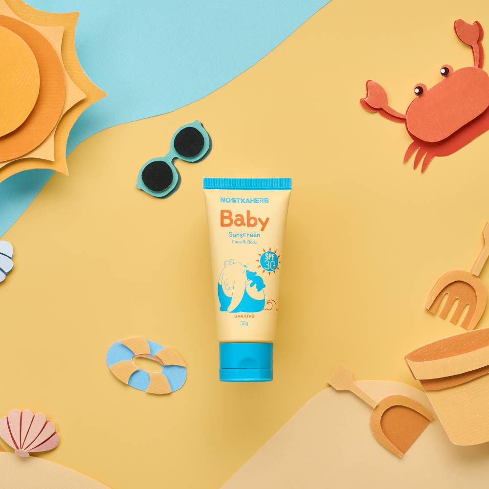 諾卡草本嬰兒純物理防曬乳SPF30-50g