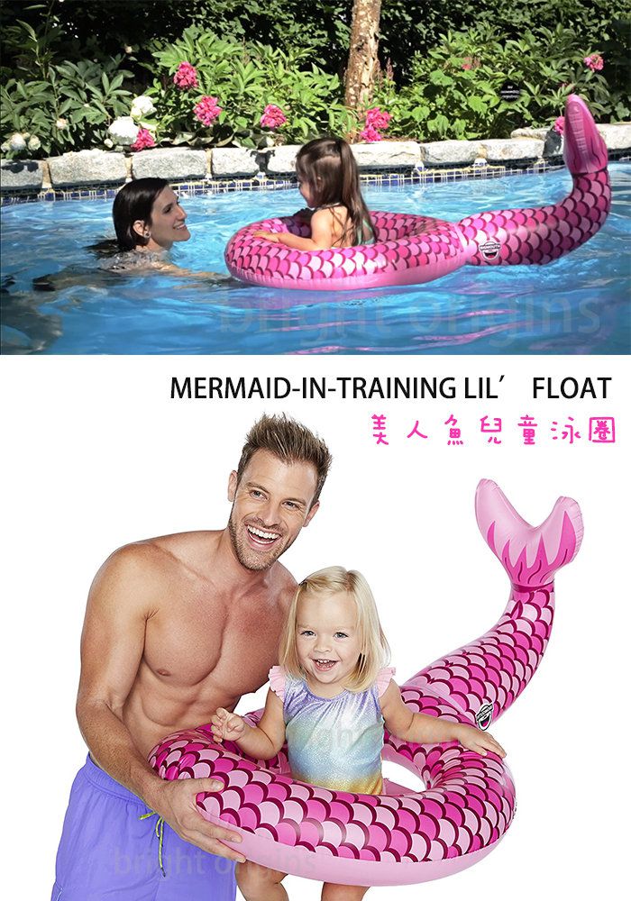 美國 Big Mouth - 兒童造型游泳圈-美人魚款