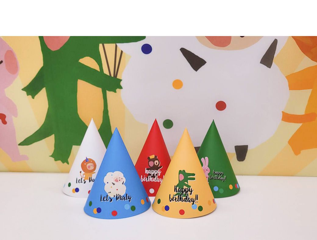 PartyPack派對懶人包 - 可愛歡唱動物生日派對懶人包5件組