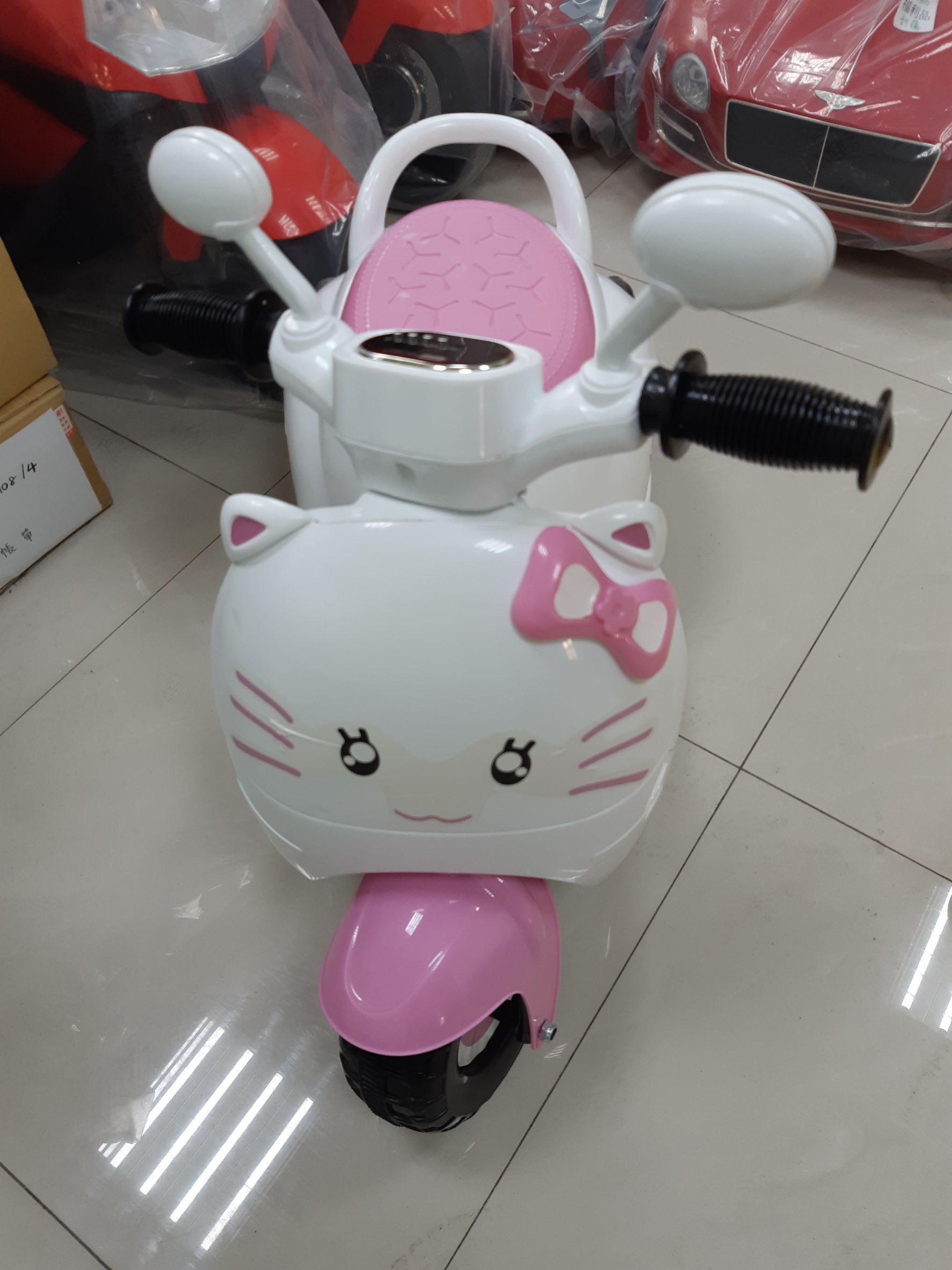 親親 Ching Ching - 福利品-甜心喵喵 電動摩托車-粉紅色