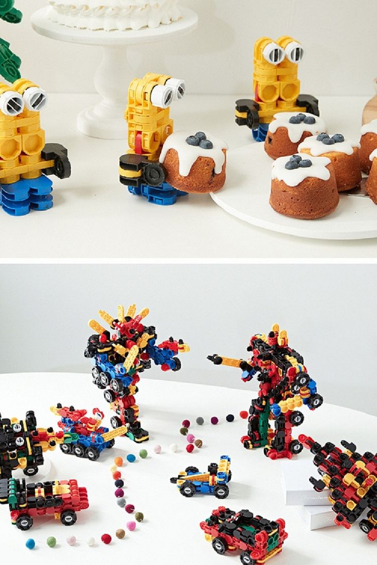 韓國 iRingo - 百變創意3D積木-變形金剛系列-急速飆風-286片