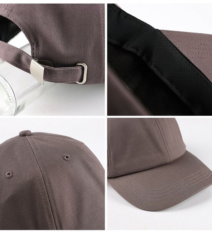 日本 LIZDAYS - 99.9%遮光接觸冷感深版鴨舌帽-深灰