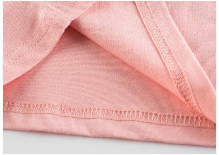 純棉短袖上衣-lucky花花-白色