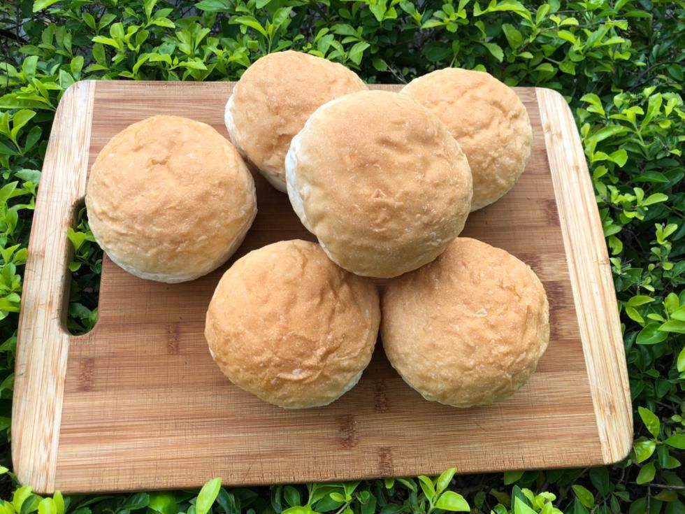 熱樂煎 - 英式超大顆圓形法國麵包(純手工製作/蛋奶素)-約80g/包