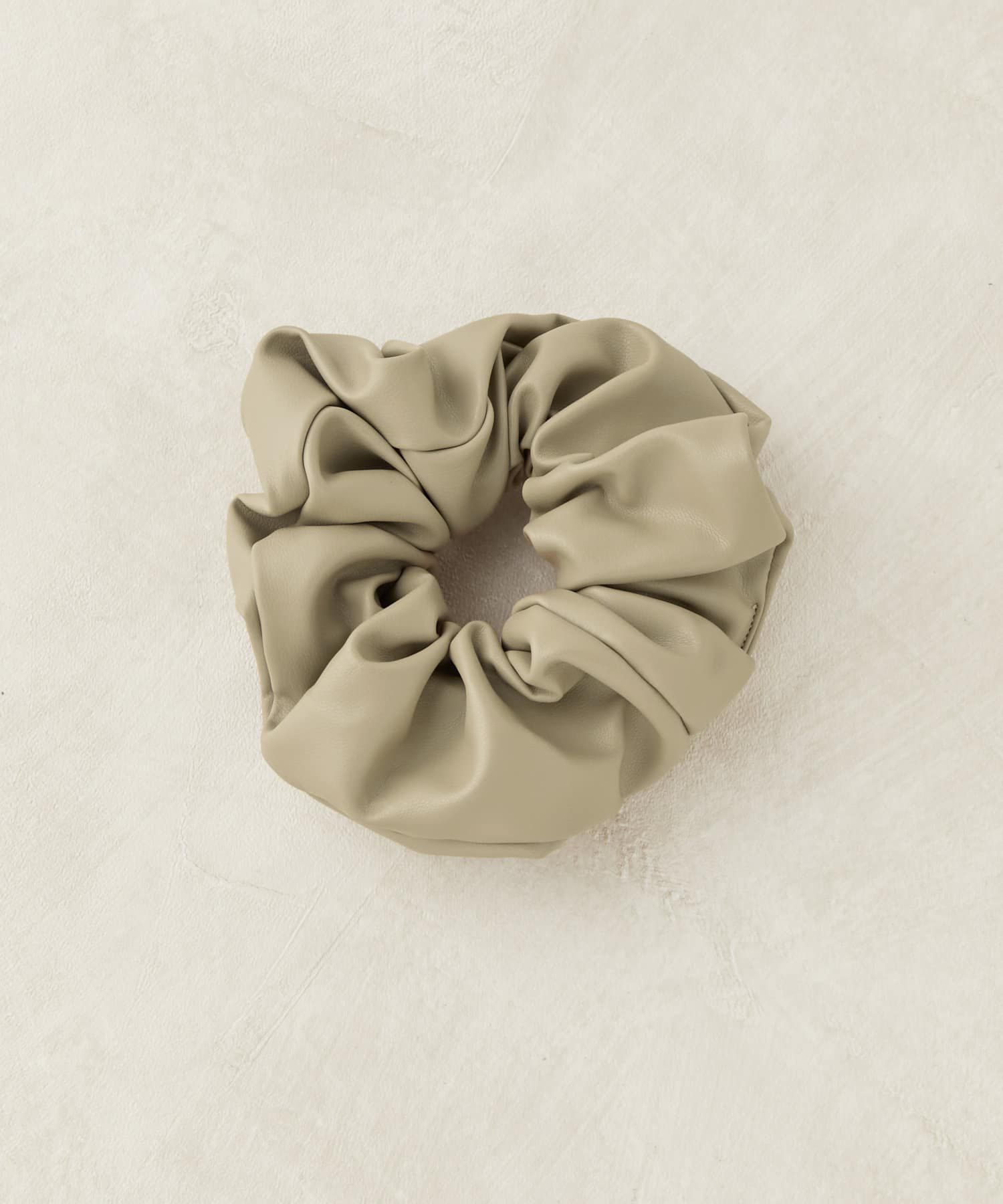 日本 Lattice - 日系酷甜皮革大腸髮圈-橄欖綠