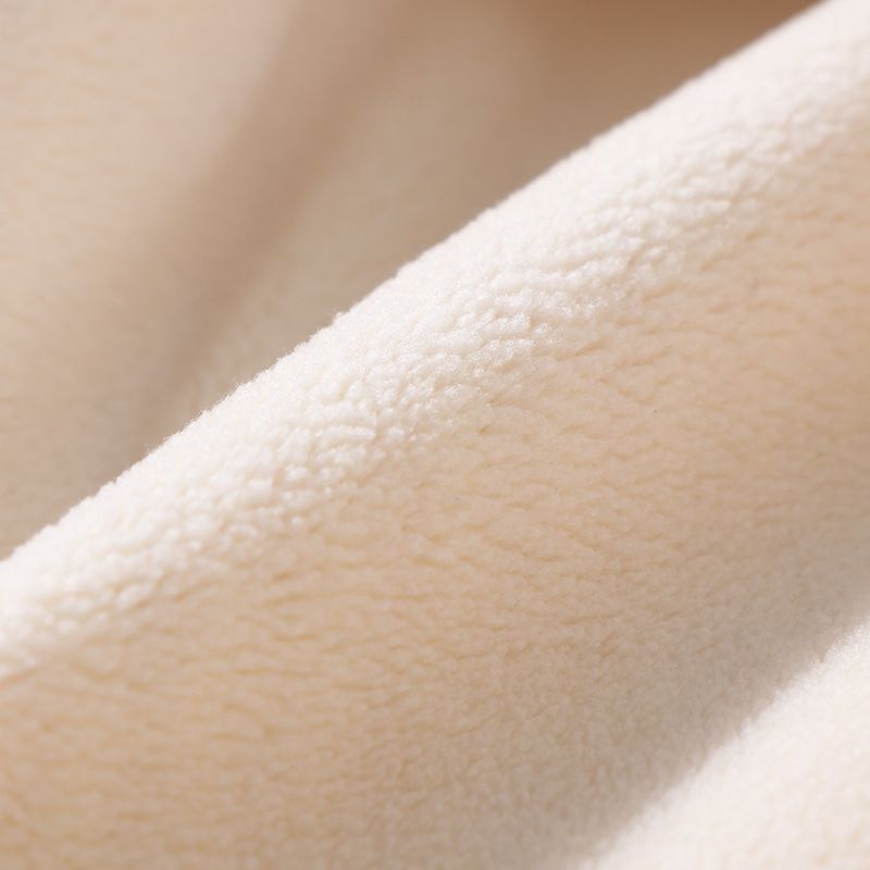 MAMDADKIDS - 加絨保暖家居服套裝-條紋-卡其色