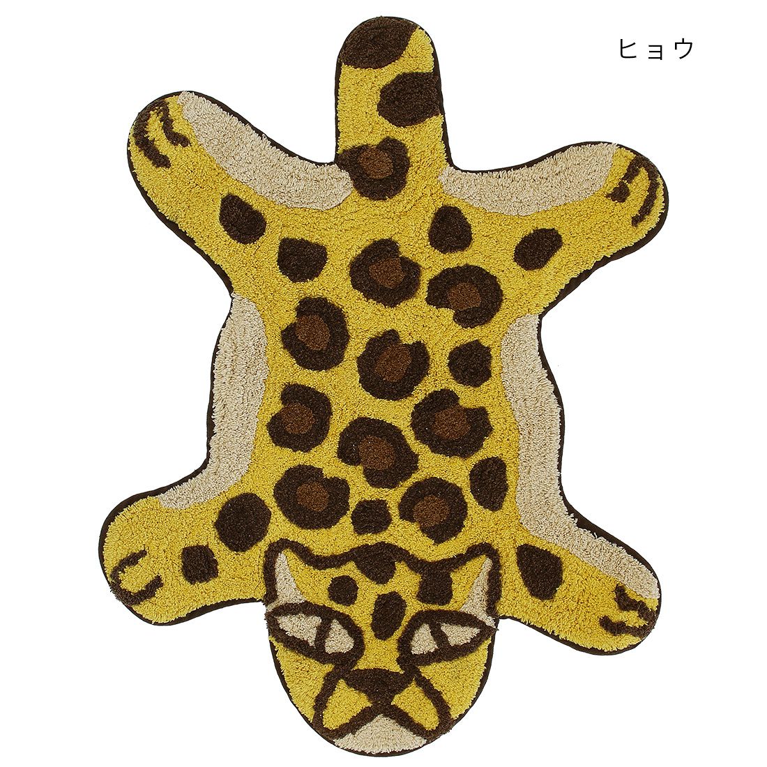 日本 TOMO - 動物系 短絨吸水腳踏墊/地墊-老虎-トラ (69×54cm)