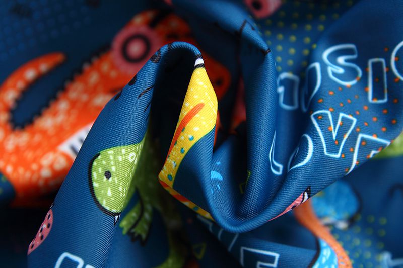 男寶長袖泳裝套裝(附帽子)-滑板恐龍-深藍+橘