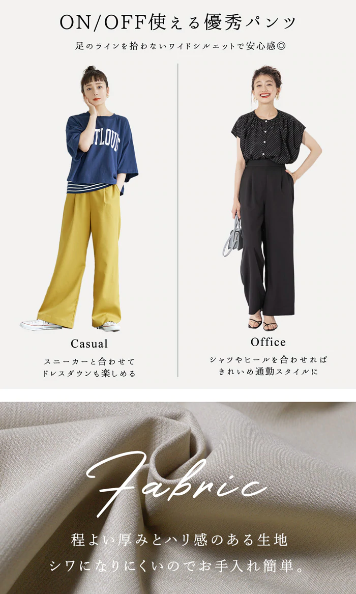 日本 COCA - 修身慵懶落地西裝長褲-芥末黃