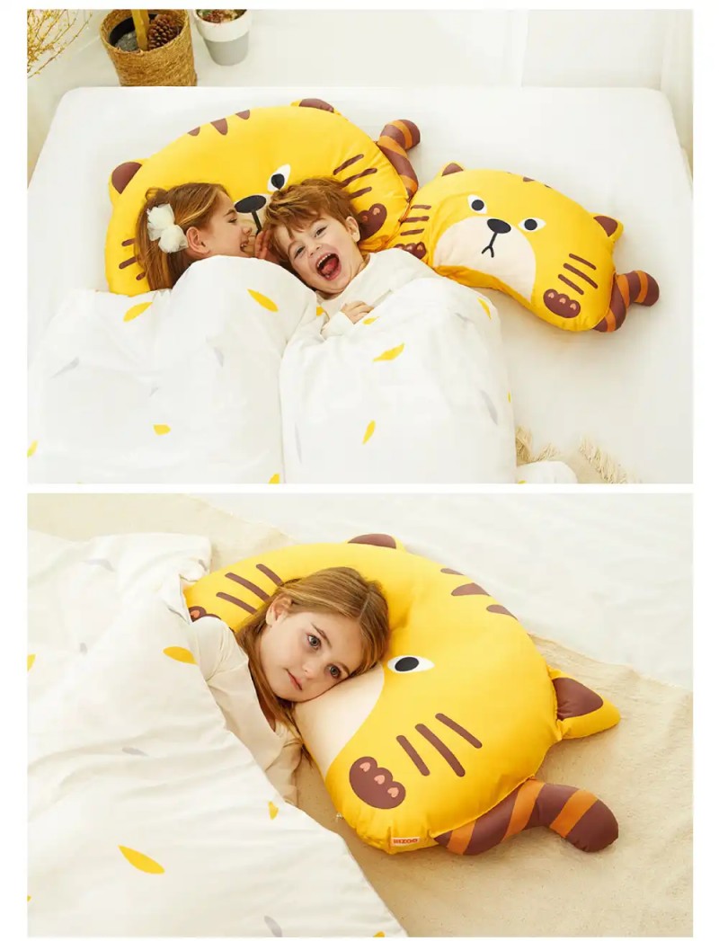 韓國 Hello HiZoo - 手工製動物夥伴防蟎抗菌兒童枕套-偶像猴 (70x50cm)