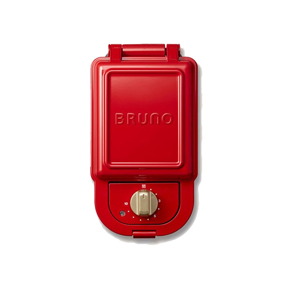 日本 BRUNO - 熱壓三明治鬆餅機（內附三明治烤盤）-紅