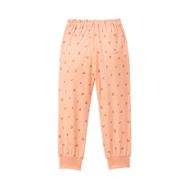 日本千趣會 - GITA 極柔舒適長袖家居服/睡衣-小花-灰紫