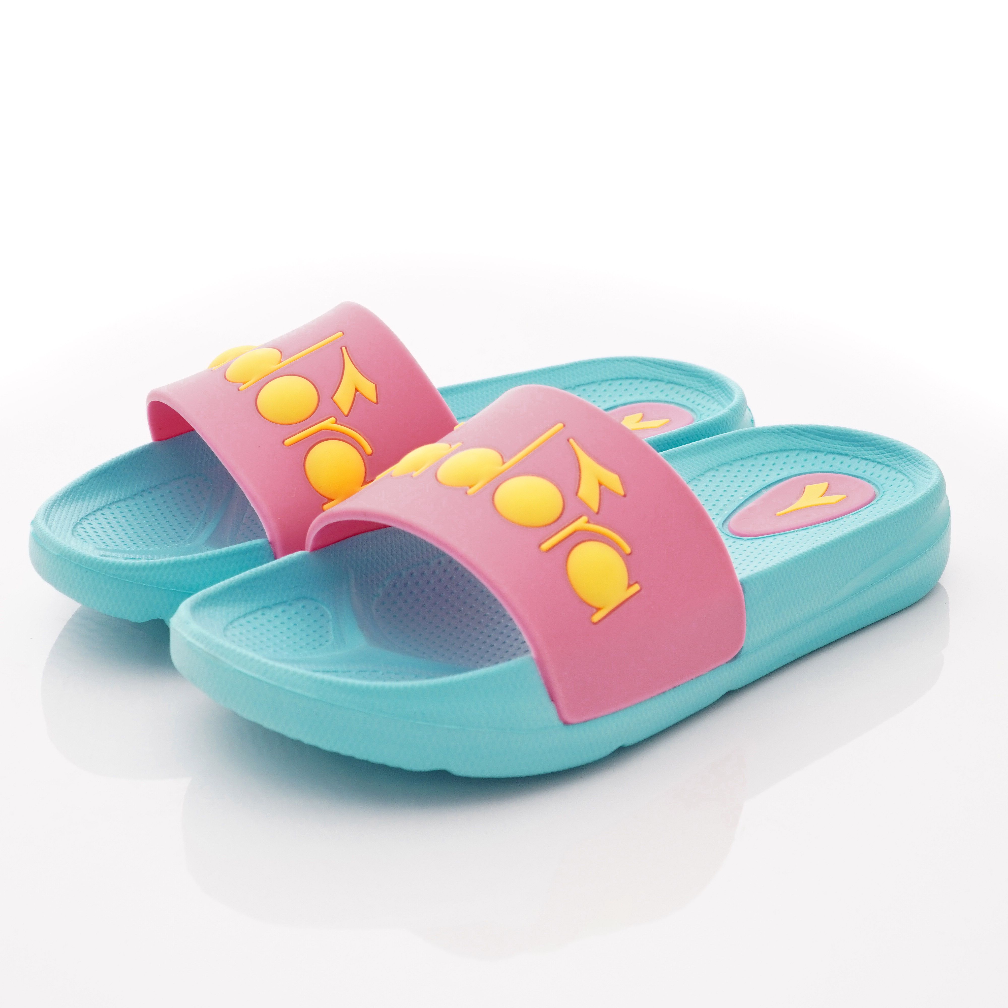 DIADORA - 輕量LOGO涼鞋/拖鞋(中小童段)-桃