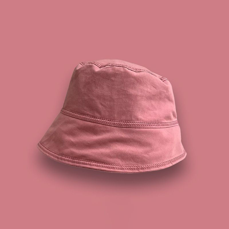 百搭防曬漁夫帽/遮陽帽-粉色 (適合頭圍56-58cm)