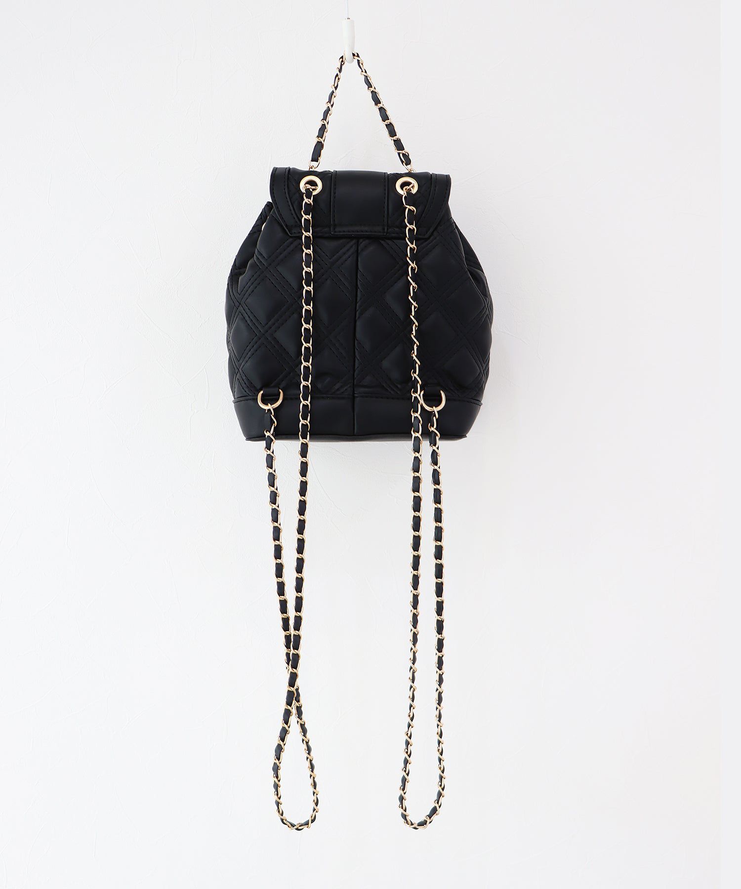 日本 BLUE EAST - 2WAY時尚金屬鍊後背小包-銀