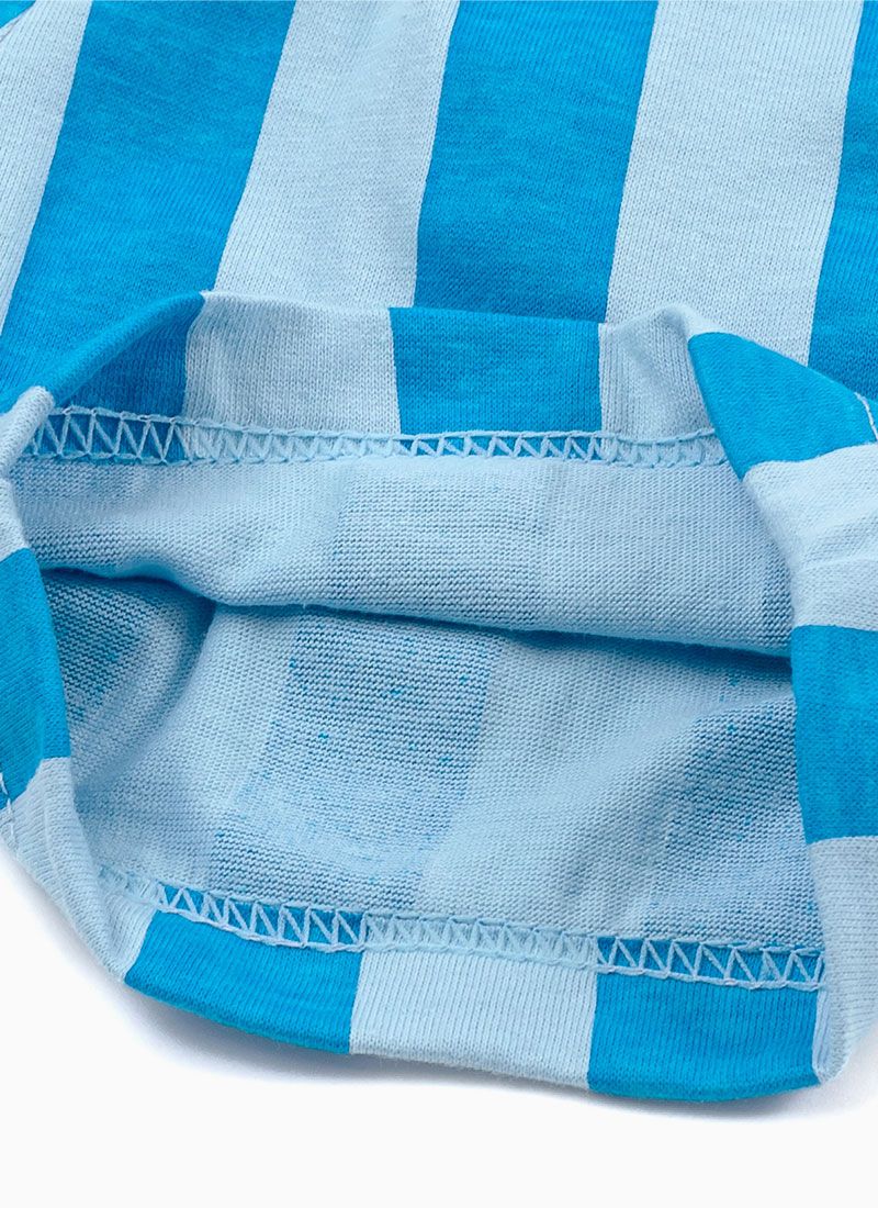 韓國 OZKIZ - SWEETIE直紋套裝-藍