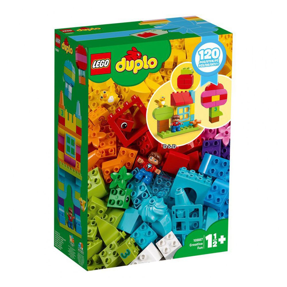 樂高 LEGO - 樂高 Duplo 得寶幼兒系列 - 歡樂創意顆粒套裝 10887-120pcs